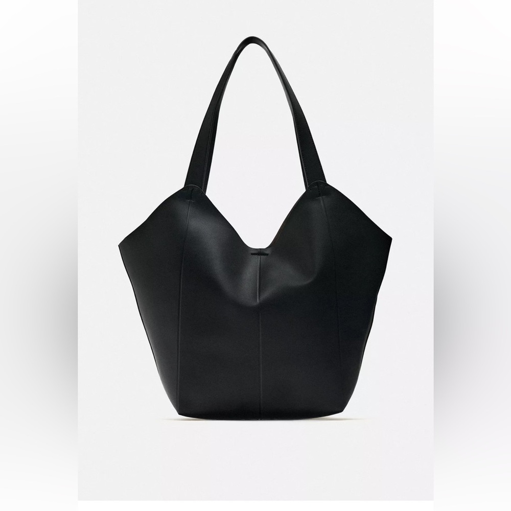 Zara Tote Bag - Black with pouch